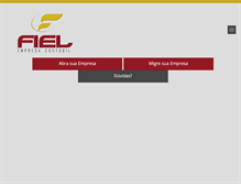 Tablet Screenshot of fielcontabil.com.br